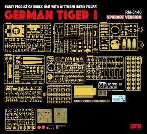 Rye Field Model 5140 Tiger I Early Production Wittmann Kursk 1943 Upgrade Version 1/35 – Bild 2