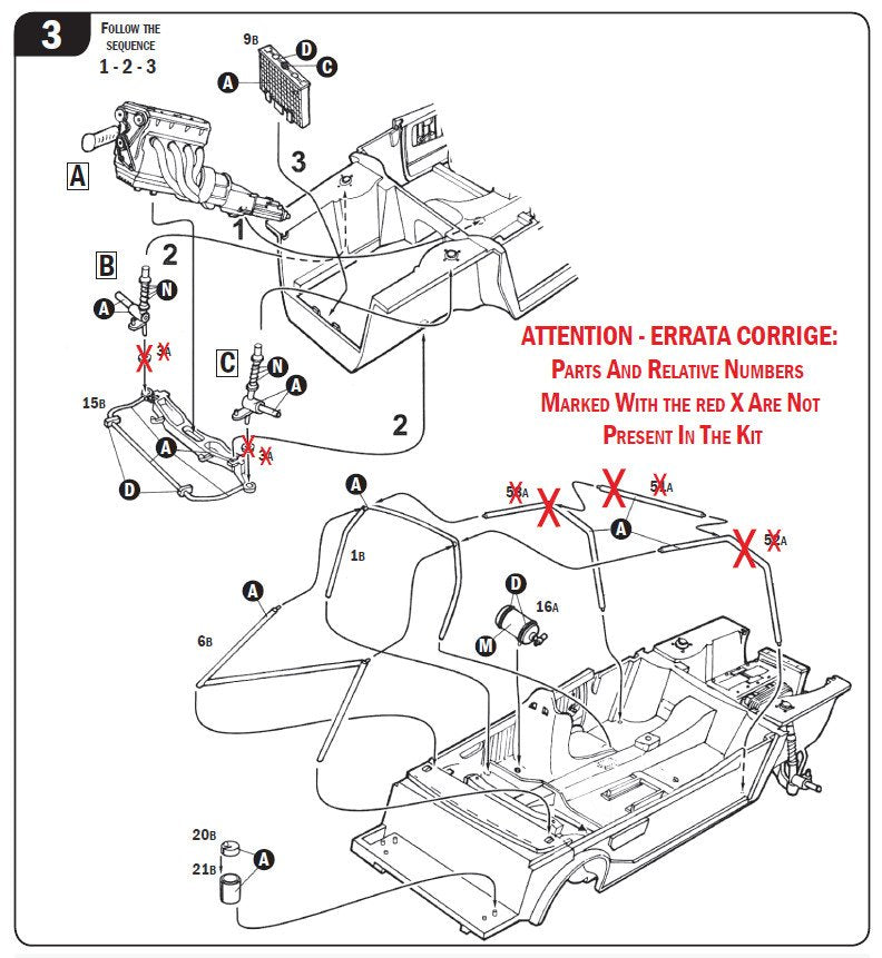 Italeri 3664 Ford Escort Zakspeed Gr.2 1/24 – immagine 7
