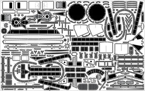 Pontos 22002F1 USS BB-63 Missouri 1945 Detail Up Set (Without wooden deck) 1/200 – zdjęcie 14