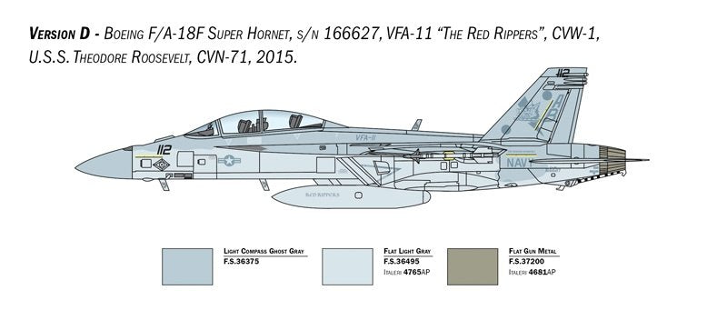 Italeri 2823 F/A-18F US Navy Special Colors 1/48 – image 8