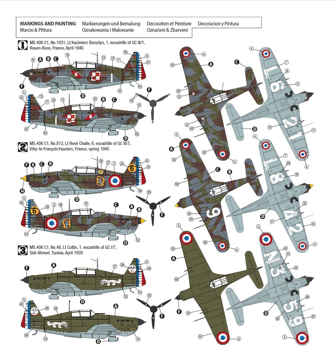 Hobby 2000 72031 Morane-Saulnier MS.406 1939-40 1/72 – image 2