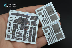 Quinta Studio QD35132 AH-64A 3D-Printed coloured Interior on decal paper (Trumpeter) 1/35 – Bild 3