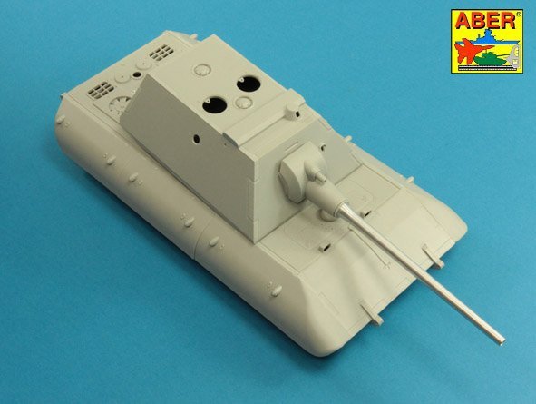 Aber 35L-262 Lufa 128mm do niemieckiego czołgu E-100 z wieżą Krupp 1/35 – immagine 7