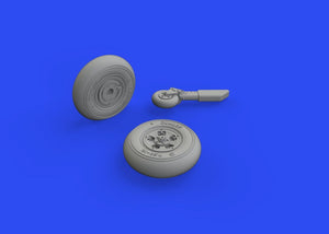 Eduard 672249 Spitfire Mk. Vc wheels for Airfix 1/72 – immagine 2