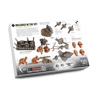 Faustus Models FM35100 “Under Fire” Soviet Machine Gun Team 1/35