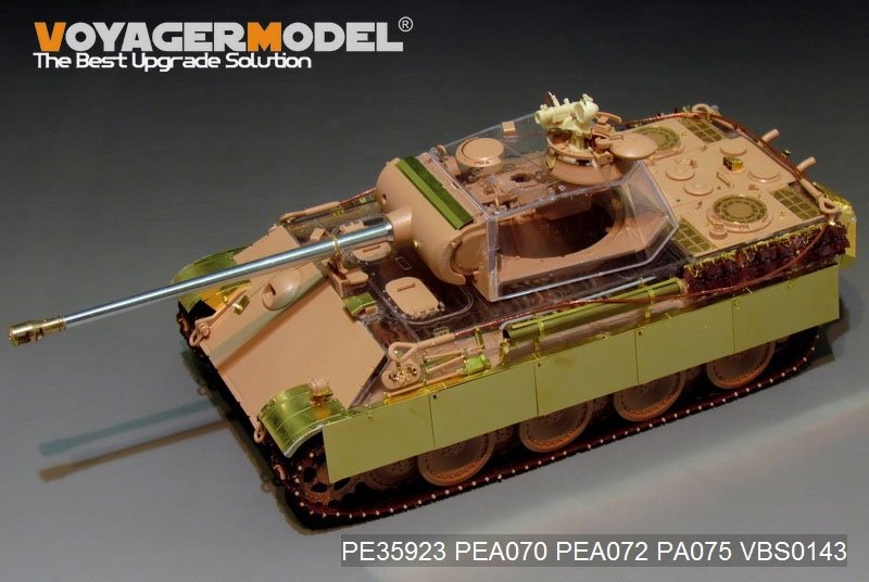Maquette Voyager PE35923 Panther G allemand de la Seconde Guerre mondiale, version de base pour RMF 5016 au 1/35 – image 5