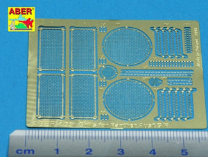 Aber 35G02 Grilles for german tank PzKpfw V Ausf.G/F Panther (Sd.Kfz.181) 1/35 – zdjęcie 2