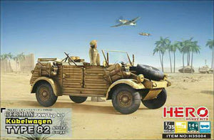 Voyager Model PR35084 WWII German Kubelwagen Type 82 Africa Troop Special Balloon Tires Patten 1 1/35 – image 2