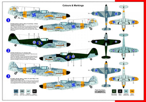 Maquette AZ7434 Messerschmitt Bf 109G-6 au-dessus de la Finlande (1/72) – image 2