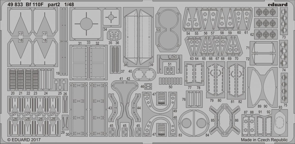 Eduard 49833 Bf 110F EDUARD 1/48 – zdjęcie 2