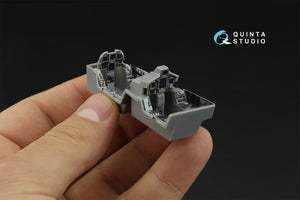 Quinta Studio QD48373 F/A-18F late / EA-18G 3D-Printed &amp;amp; coloured Interior on decal paper (Hobby Boss) 1/48 – immagine 10