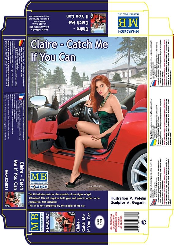 Master Box 24021 Dangerous Curves Series. Claire - Catch Me If You Can 1/24 – immagine 3