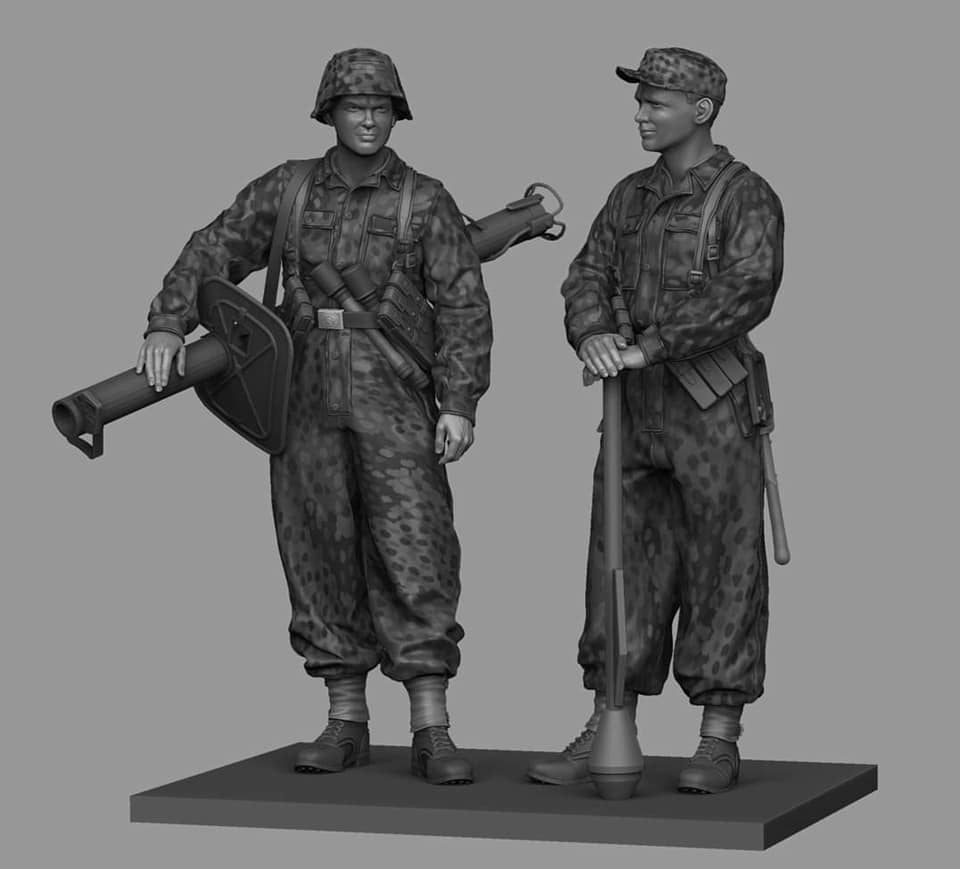 Panzer Art FI35-219 Panzerknackers in cammo coverall set 1/35
