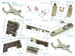 Quinta Studio QD32093 He 219 3D-Printed &amp;amp; coloured Interior on decal paper ( Revell ) 1/32 – imagen 2