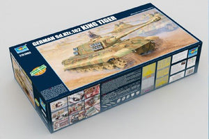 Trumpeter 00910 German Kingtiger 2in1 (Henschel Turret Porsche Turret) 1/16 – immagine 2