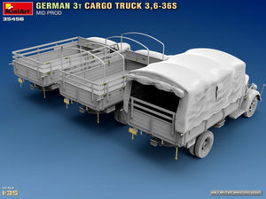 Miniart 35456 GERMAN 3T CARGO TRUCK 3,6-36S MID PROD 1/35 – Bild 6