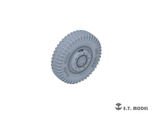 E.T. Model P35-101 WWII German Sd.Kfz.234 Small Diameter Weighted Wheels Type.1 1/35 – immagine 4