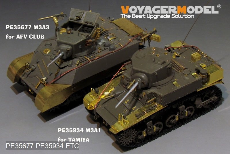 Voyager Model PE35934 WWII US M3 Stuart light tank basic For TAMIYA 35360 1/35 – Bild 19