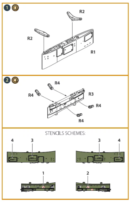 Clear Prop! CPA72047 OV-1 A/B/C/D Mohawk pylons for CP kit 1/72 – image 3