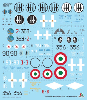 Italeri 2767 Macchi C.200 Série XXI-XXIII 1/48 – image 10