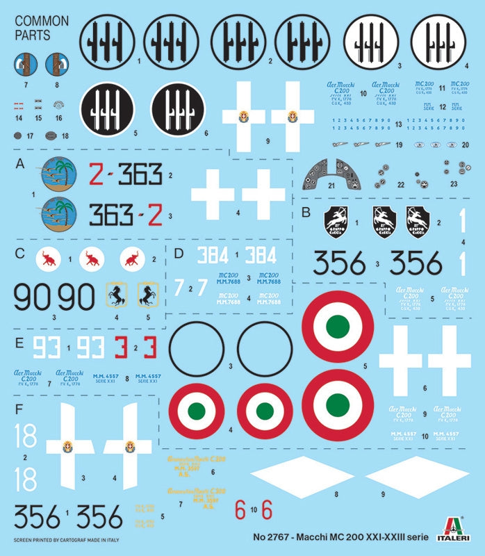 Italeri 2767 Macchi C.200 Série XXI-XXIII 1/48 – image 10