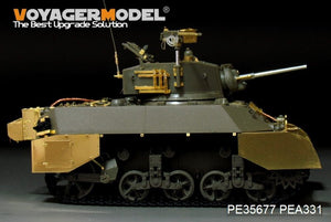 Voyager Model PEA331 WWII US M3A3 Stuart Ailes/Jupes latérales (POUR KIT AFV CLUB) 1/35 – image 2