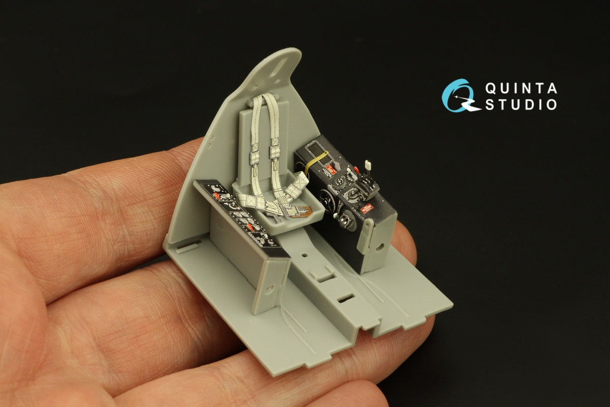 Quinta Studio QD32184 F8F-2 Bearcat 3D-Printed coloured Interior on decal paper (Trumpeter) 1/32 – zdjęcie 7