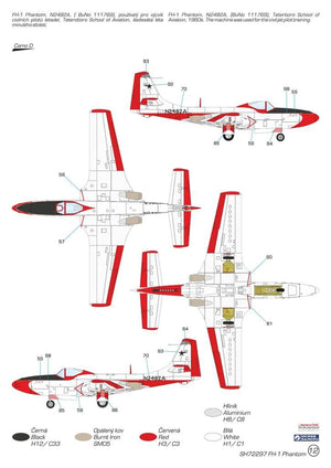 Special Hobby 72297 FH-1 Phantom Demonstration Teams and Trainers 1/72 – zdjęcie 5