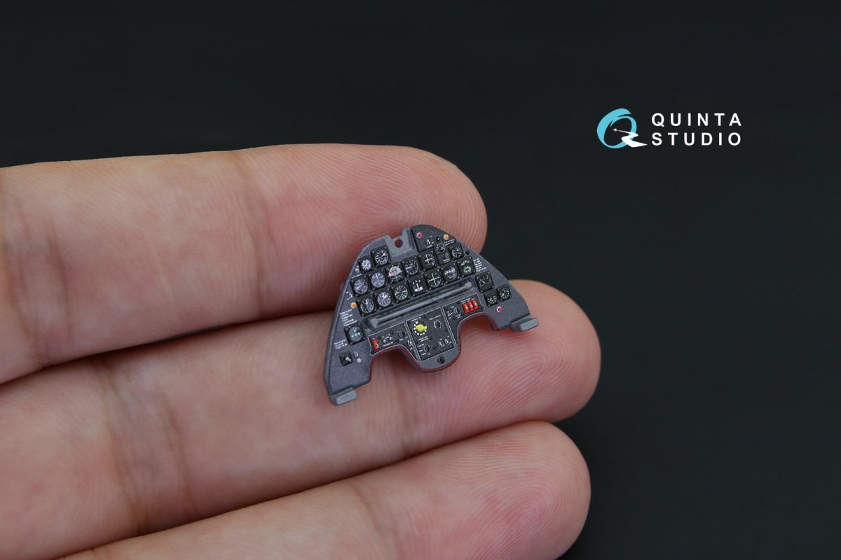 Quinta Studio QD32065 A-1H Skyraider 3D-Printed &amp;amp; coloured Interior on decal paper (for ZM SWS kit) 1/32 – Bild 8