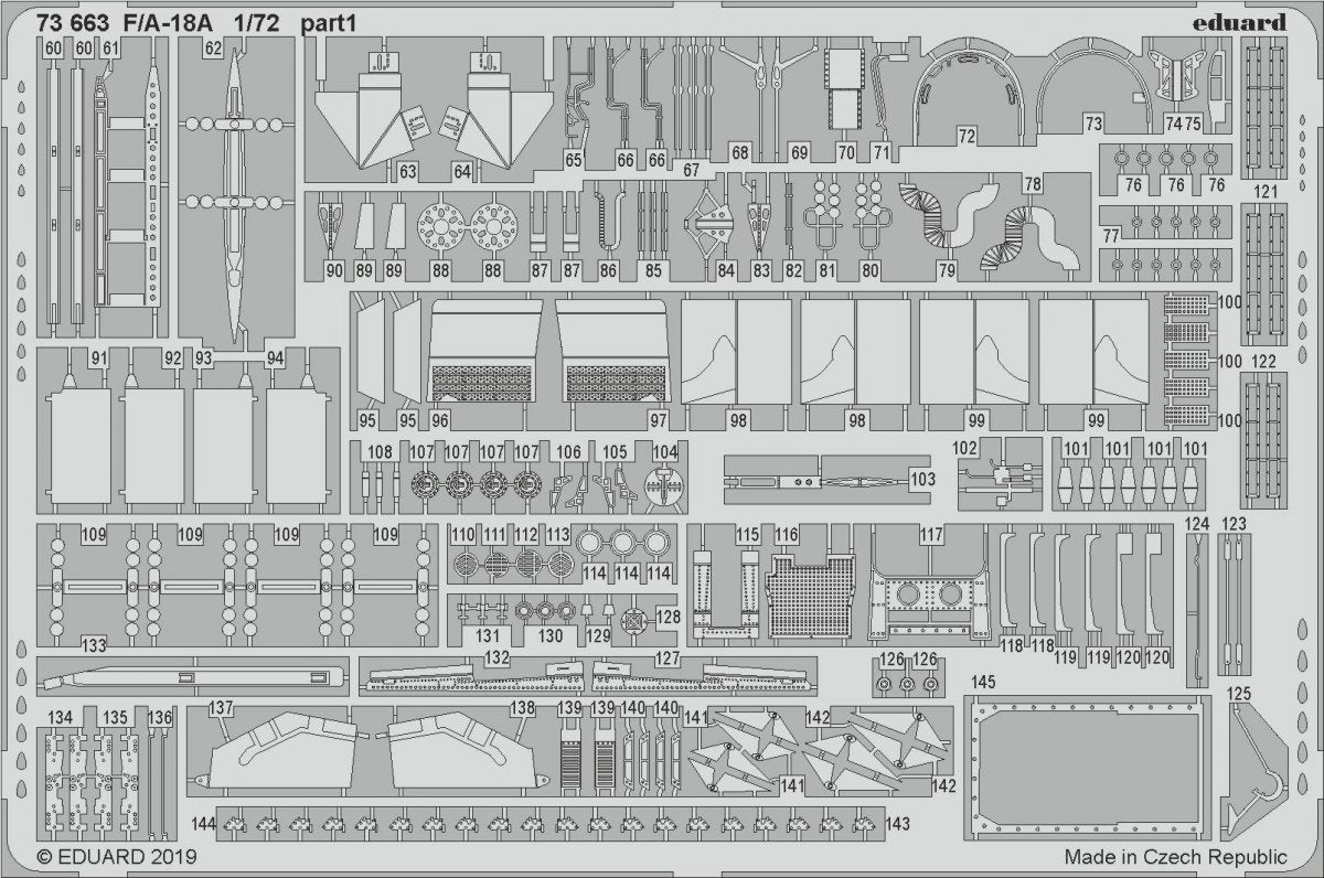Eduard 73663 F/ A-18A 1/72 ACADEMY – immagine 3