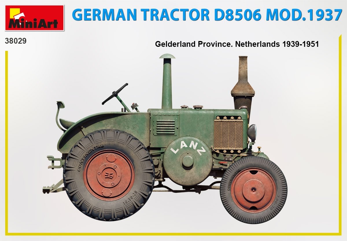 MiniArt 38029 GERMAN TRACTOR D8506 MOD. 1937 1/35 – immagine 6