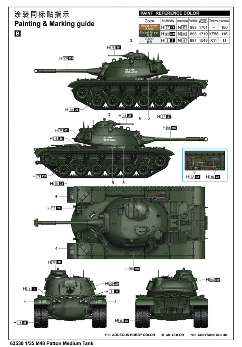 I Love Kit 63530 M48 Patton 1/35 – Bild 3