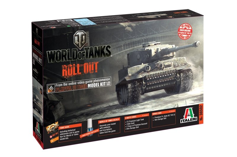 Italeri 36502 World of Tanks - Tigre