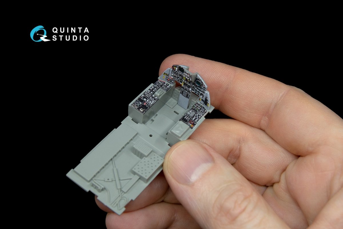 Quinta Studio QD48038 F-15A 3D-Printed &amp;amp; coloured Interior on decal paper (for GWH kit) 1/48 – immagine 4