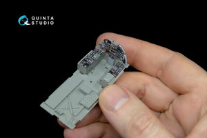 Quinta Studio QD48038 F-15A 3D-Printed &amp;amp; coloured Interior on decal paper (for GWH kit) 1/48 – immagine 4