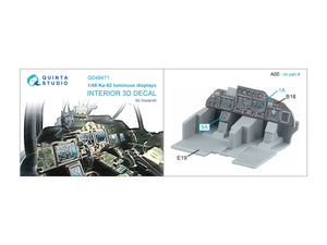 Quinta Studio QD48471 Ka-52 luminous displays for QD48470/QDS-48470 sets (Zvezda) 1/48 – Bild 8