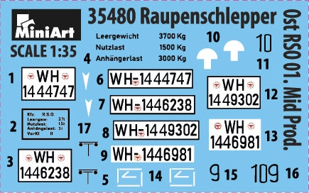Miniart 35480 Raupenschlepper Ost RSO/01 Mid Prod. 1/35 – image 2