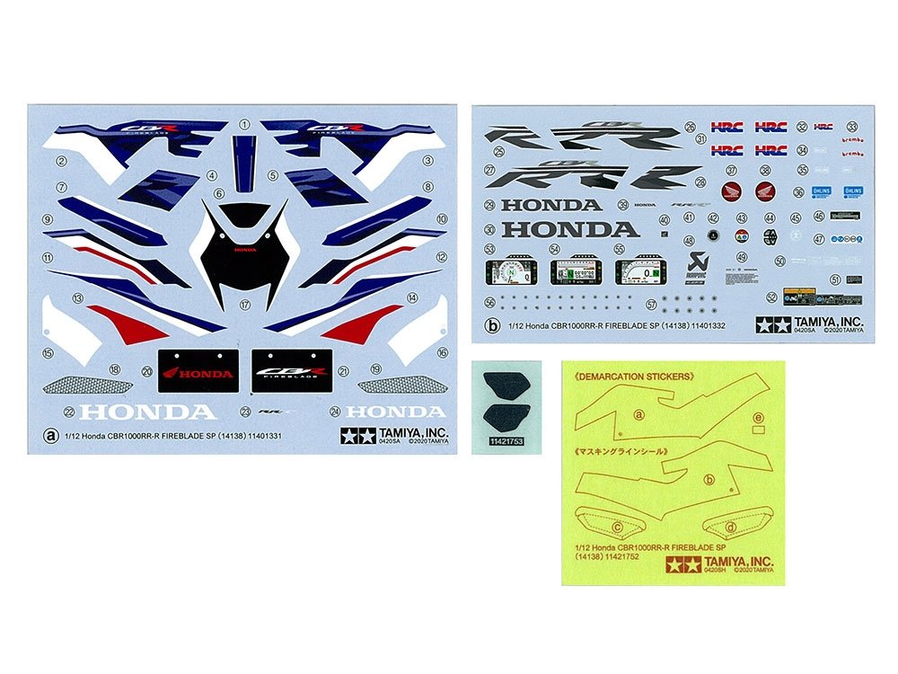 Tamiya 14138 Honda CBR1000RR-R FIREBLADE SP 1/12 – zdjęcie 15