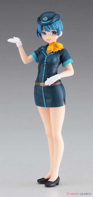 Hasegawa SP465 Egg Girls Collection 12 Sara Mayuki (CA) avec avion de ligne 1/20 – image 6