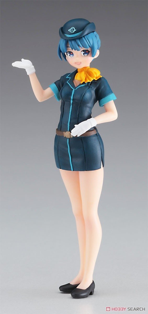 Hasegawa SP465 Egg Girls Collection 12 Sara Mayuki (CA) avec avion de ligne 1/20 – image 6