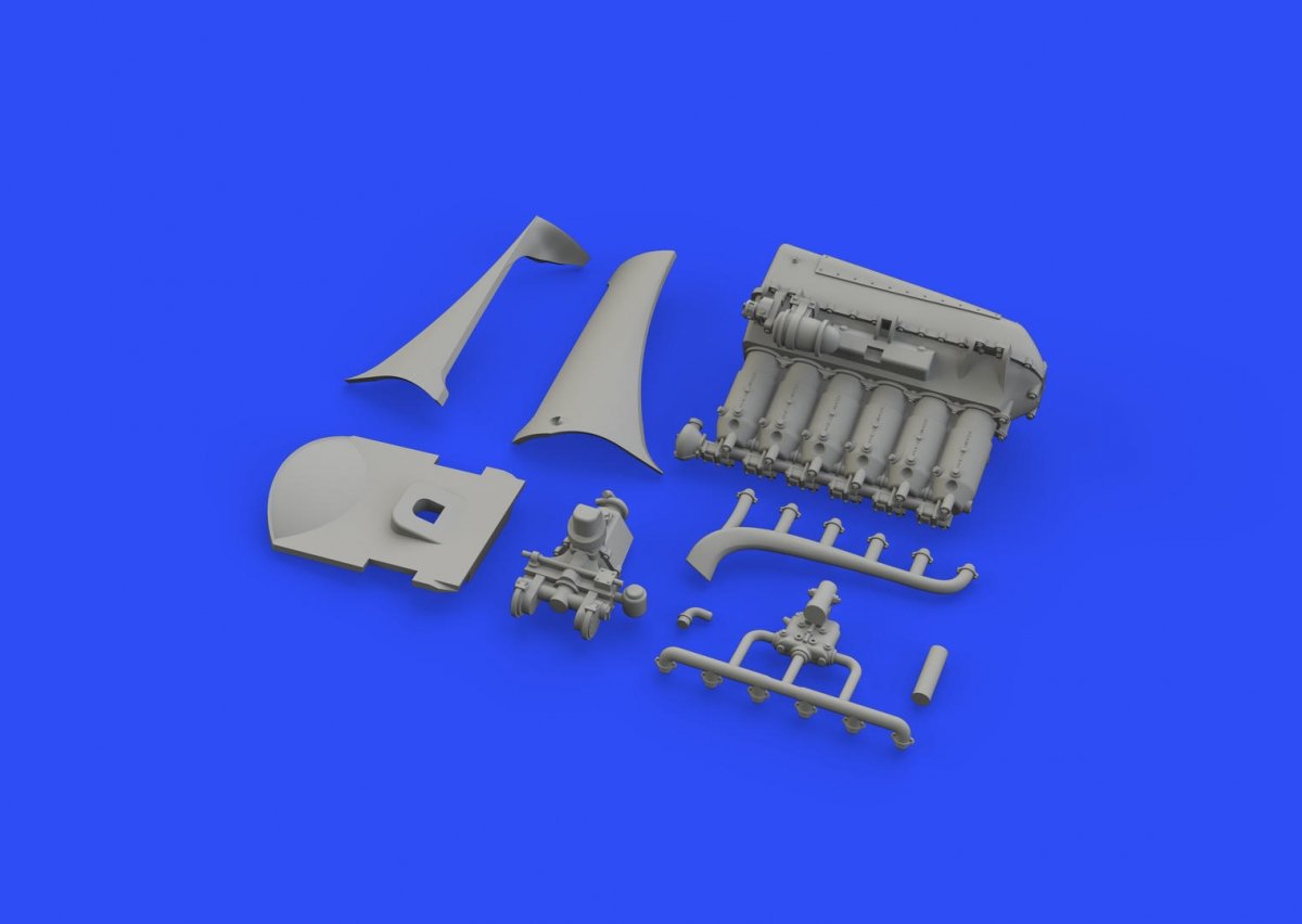 Eduard 672224 Fokker D. VIIF engine/ BMW IIIa 1/72 EDUARD – imagen 3