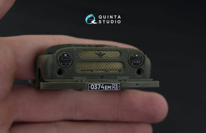Quinta Studio QD35010 UAZ 469 3D-Printed &amp;amp; colored Interior on decal paper (for Trumpeter kit) 1/35 – image 3
