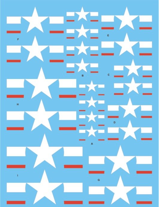 Techmod 48109 - US Insignia 1943 to Present 1/48