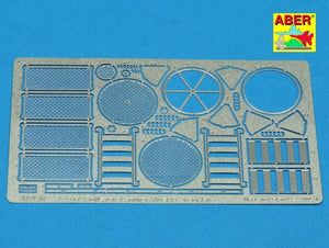 Aber 35G14 Grilles pour char allemand Sd.Kfz.171 Panther, Ausf.G dernier modèle (1/35)