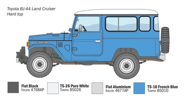 Italeri 3630 Toyota BJ44 Land Cruiser 1/24 – immagine 2