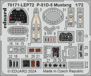 Eduard 70171 P-51D-5 Mustang - The ProfiPACK Edition 1/72 – zdjęcie 7