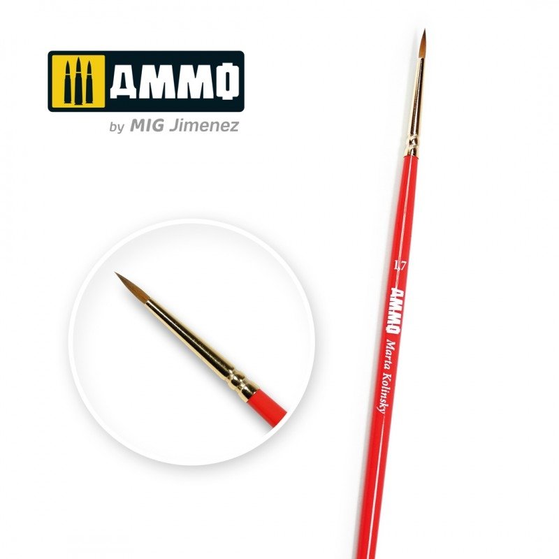 Ammo of Mig 8713 1.7 AMMO Marta Kolinsky Brush