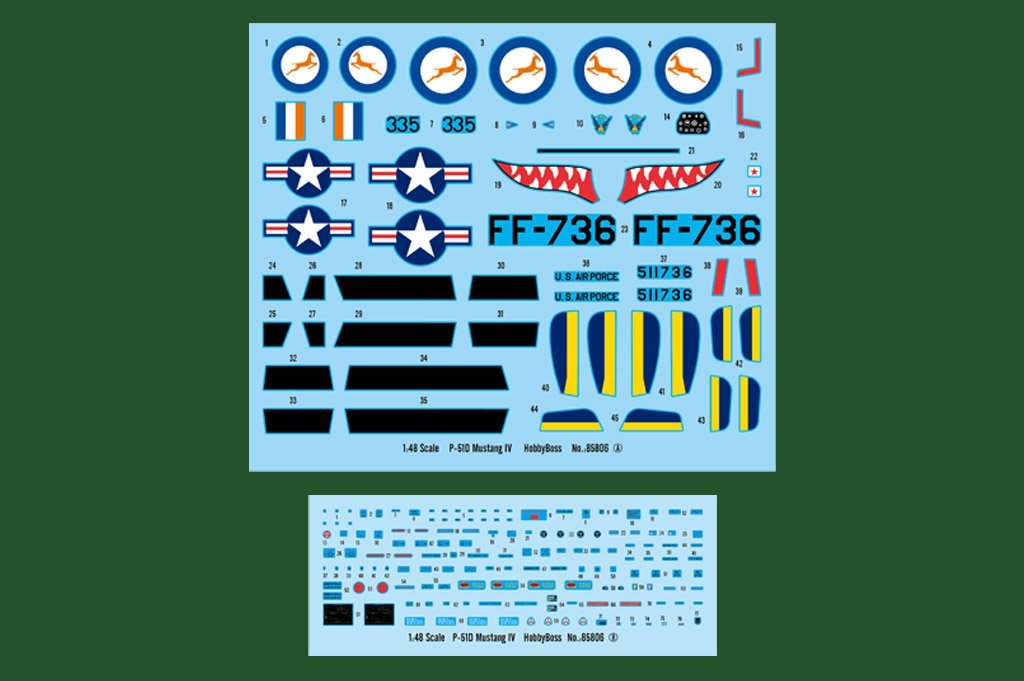 Hobby Boss 85806 P-51D Mustang IV 1/48 – Bild 3
