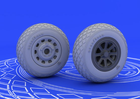 Roues Eduard 648092 P-51 1/48