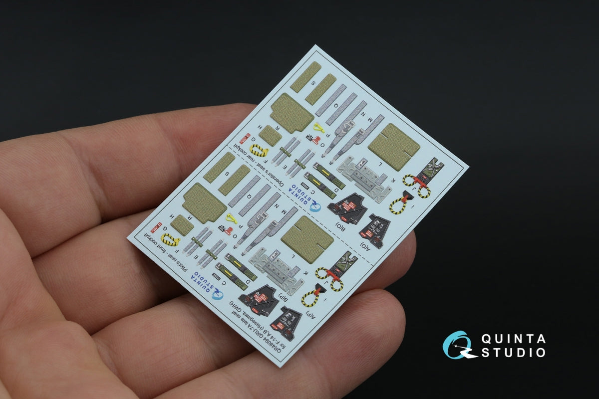 Quinta Studio QR+48094 GRU-7A tardif, 2 sièges éjectables pour F-14 A/F-14B (Hasegawa, GWH) 1/48 – image 2